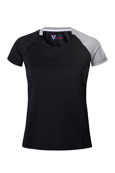 T-Shirt Damen, Black